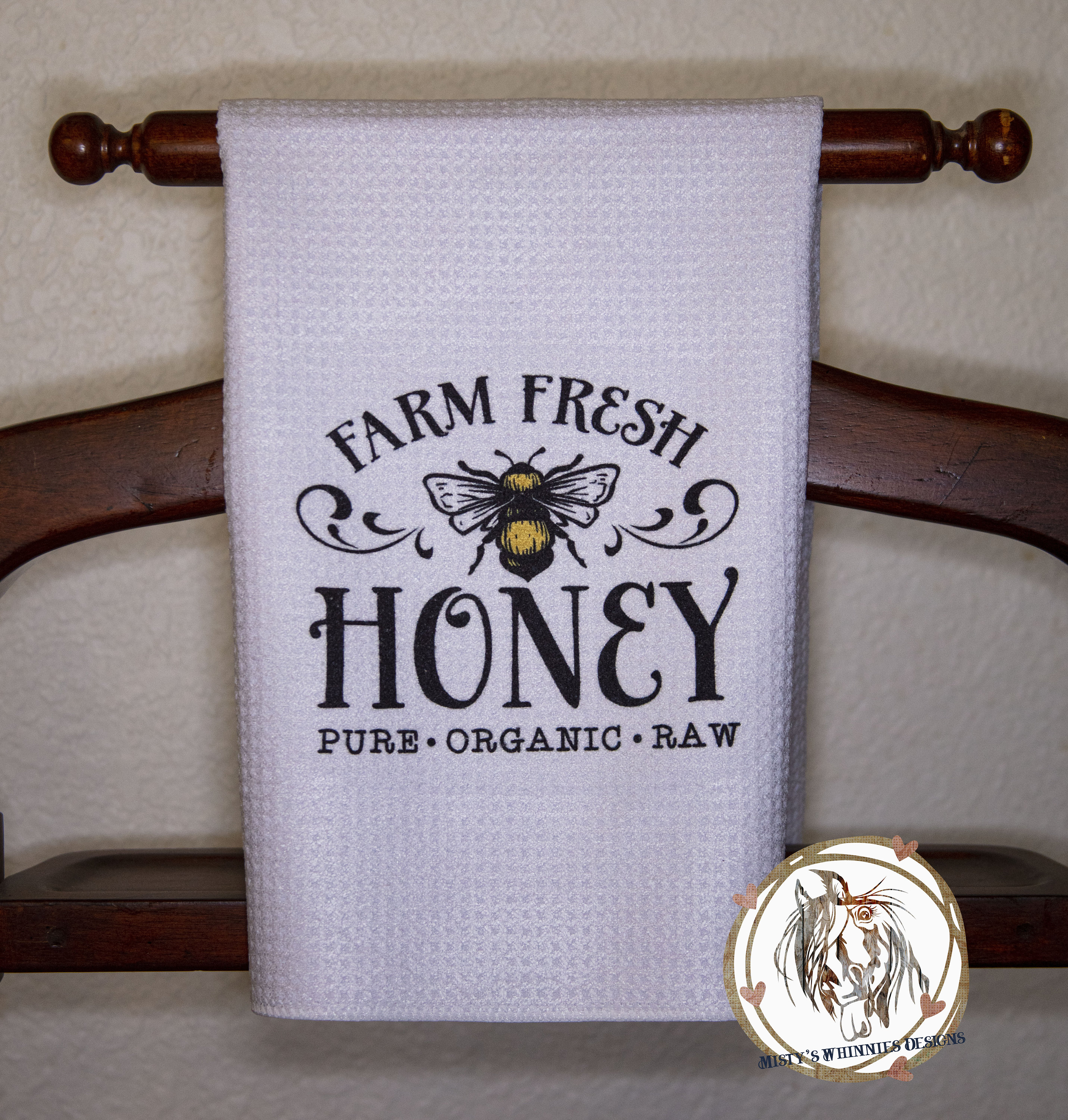 Tegeme 4 Pcs Bee Kitchen Towel Honey Bee Dish Towels Honeycomb Bath Tea  Towels Bee Hand Polyester Towel Bee Cloths Absorbent for Kitchen Decor and