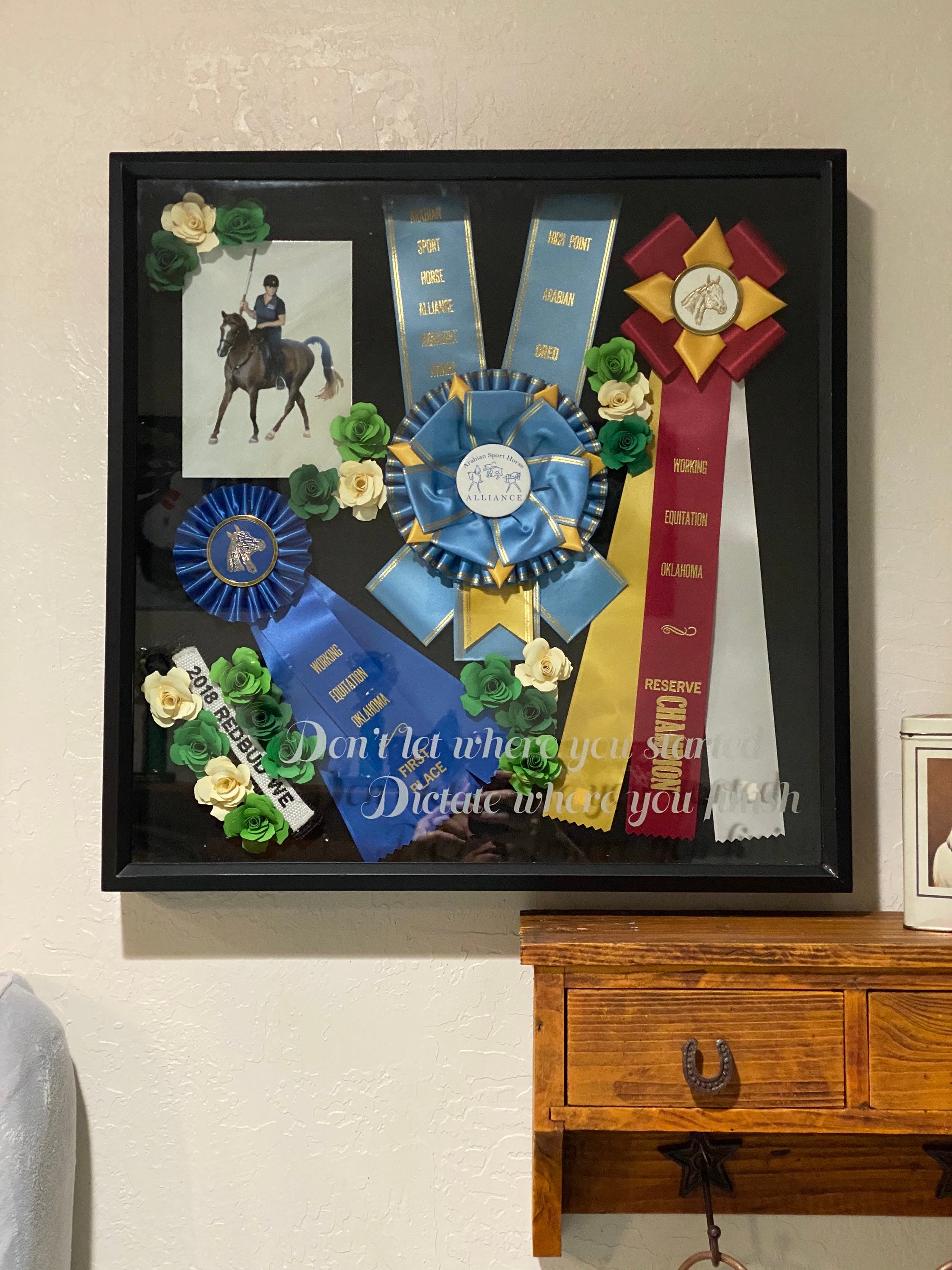 20 X 20 Horse Show / Memorial Shadow Box. Etsy