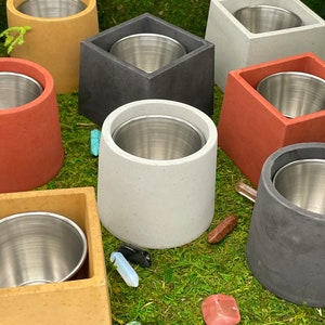Mini betonnen tafelblad vuurplaats | Open haard | Rookloos | Binnen | Buiten | Betonnen Vuurplaats | Cement | Terras | Smores | Insectenwerend middel