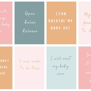 Birth Affirmation Cards, Mindfulness Cards, Affirmation Cards, Self Love Affirmations, Manifestation Cards, Mindfulness