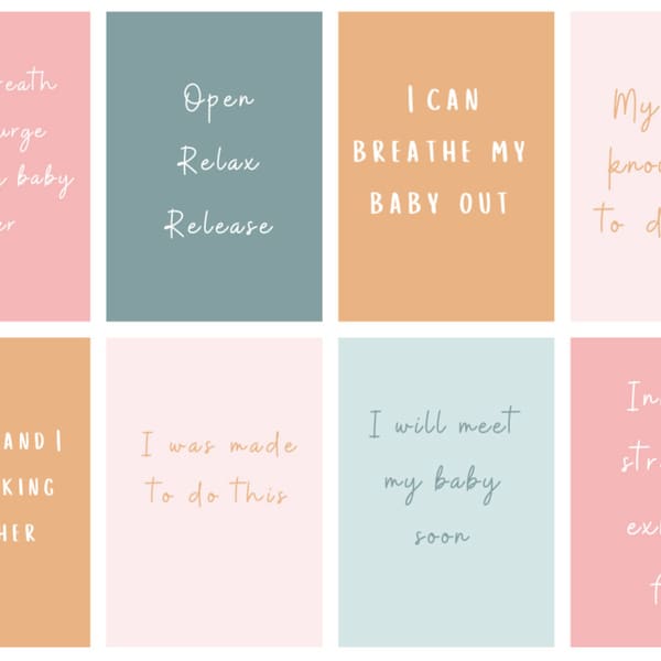 Birth Affirmation Cards, Mindfulness Cards, Affirmation Cards, Self Love Affirmations, Manifestation Cards, Mindfulness