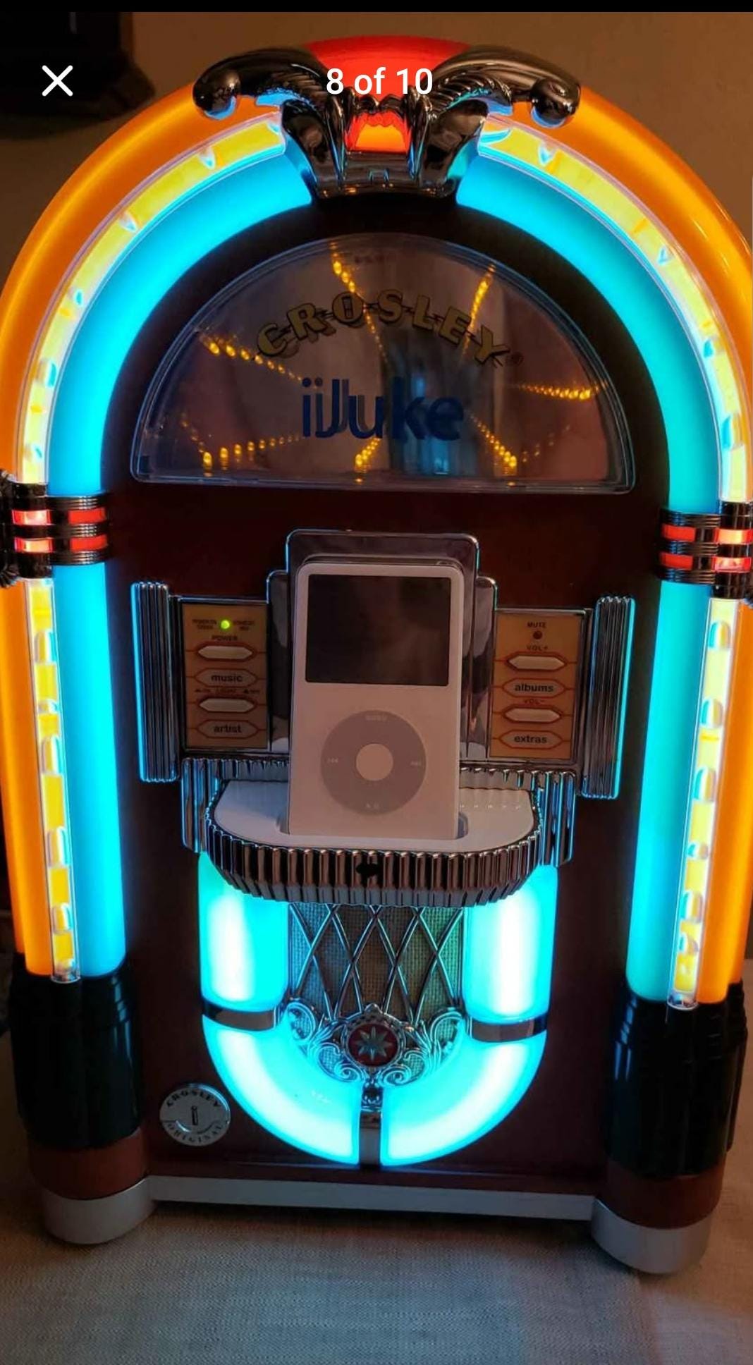 Crosley Ijuke Jukebox CR17 Bubbler Ipod Player - Etsy