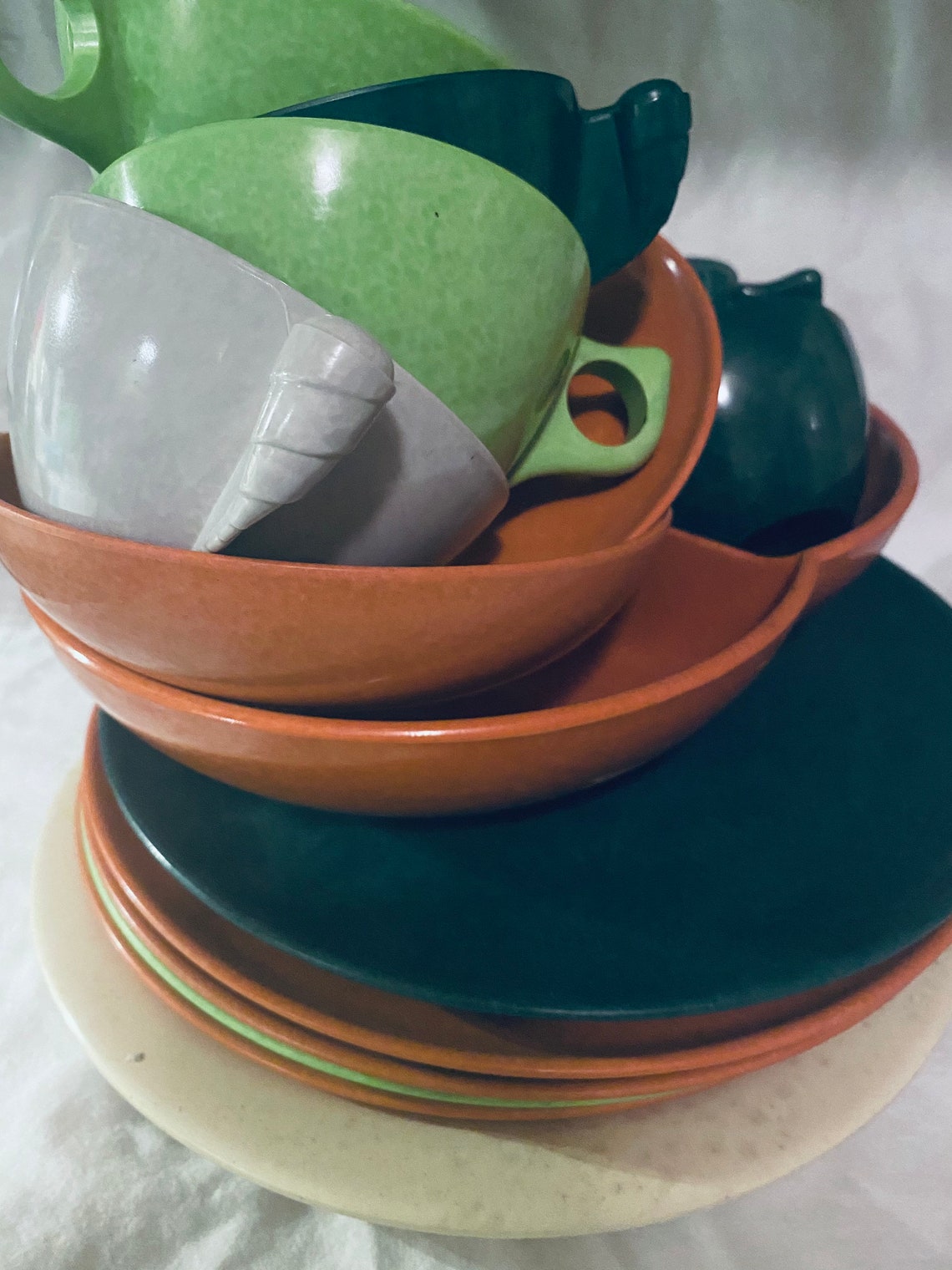 Assorted Melmac Dinnerware 30 pieces Etsy