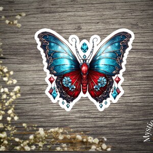 Beautiful Butterfly Sticker | Laptop Sticker | Vinyl Die Cut Sticker | Water Bottle Decal | Laminated Sticker