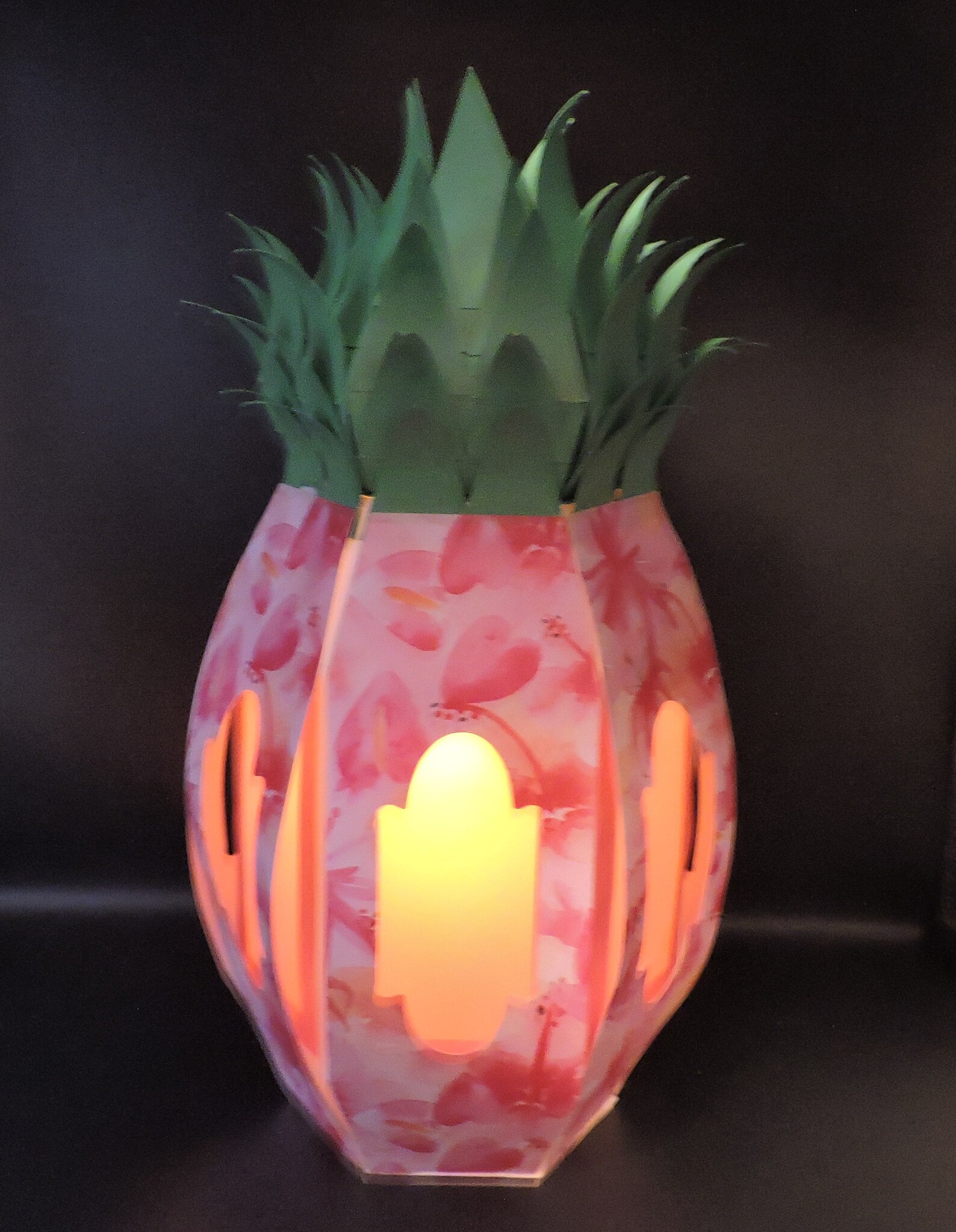 Pineapple Lantern Paper Pineapple Lantern Paper Pineapple Etsy India