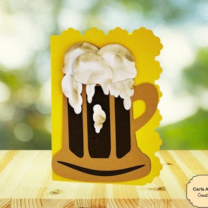 Rootbeer Float Birthday Card SVG Template (Digital Download)