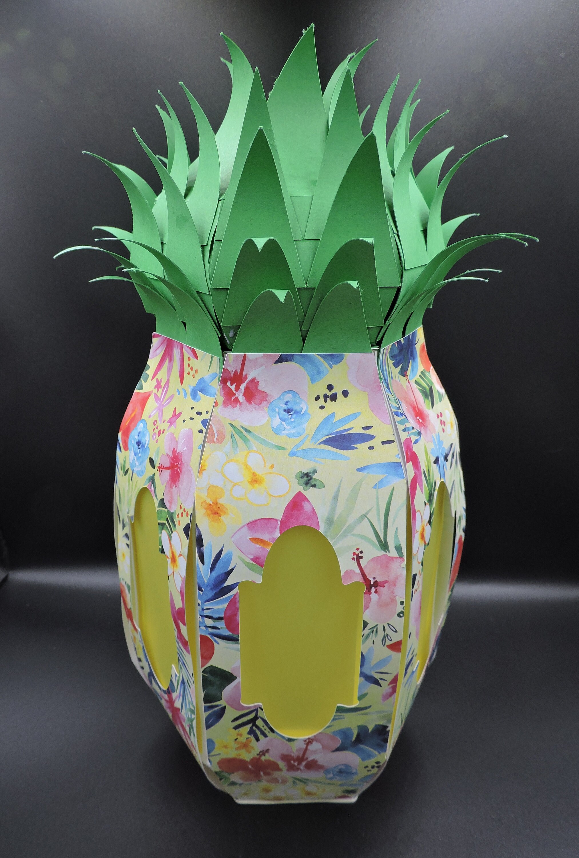 Pineapple Lantern Paper Pineapple Lantern Paper Pineapple Etsy India