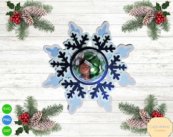 Snowflake Candy Holder - Christmas Candy Holder