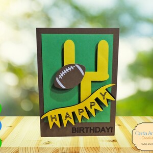 Fußballkarte - Fußballkarte SVG - Geburtstagskarte - Vatertagskarte
