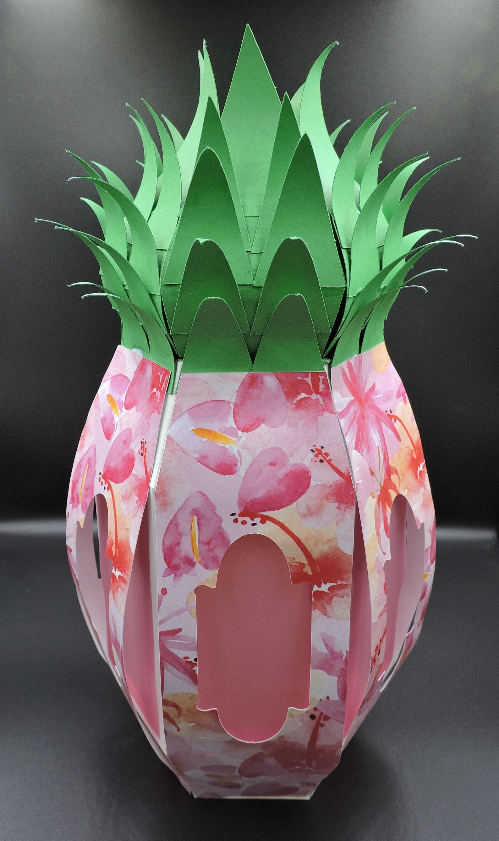 Pineapple Lantern Paper Pineapple Lantern SVG Pineapple Etsy