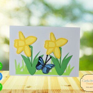 Daffodil Card - Flower Card - Daffodils