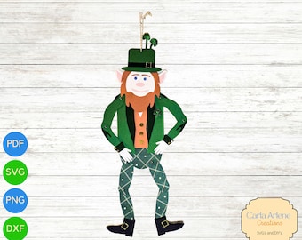 Jointed Leprechaun - Leprechaun SVG - Leprechaun