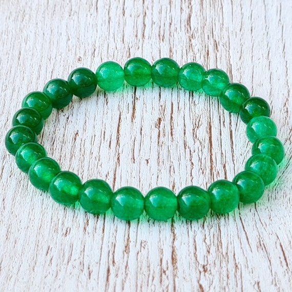 Imperial Green Jade / Pulsera de y / Etsy México