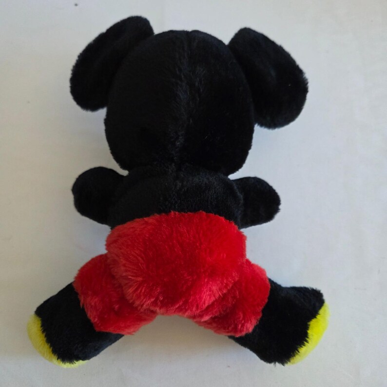 Peluche vintage de Mickey Mouse de Disney, marca R Dakin & Co., de 8 pulgadas, juguete de peluche coreano. imagen 3