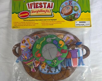 Lakeshore Fiesta Storytelling Kit EE632 Multicultural Bilingual Learning Toy