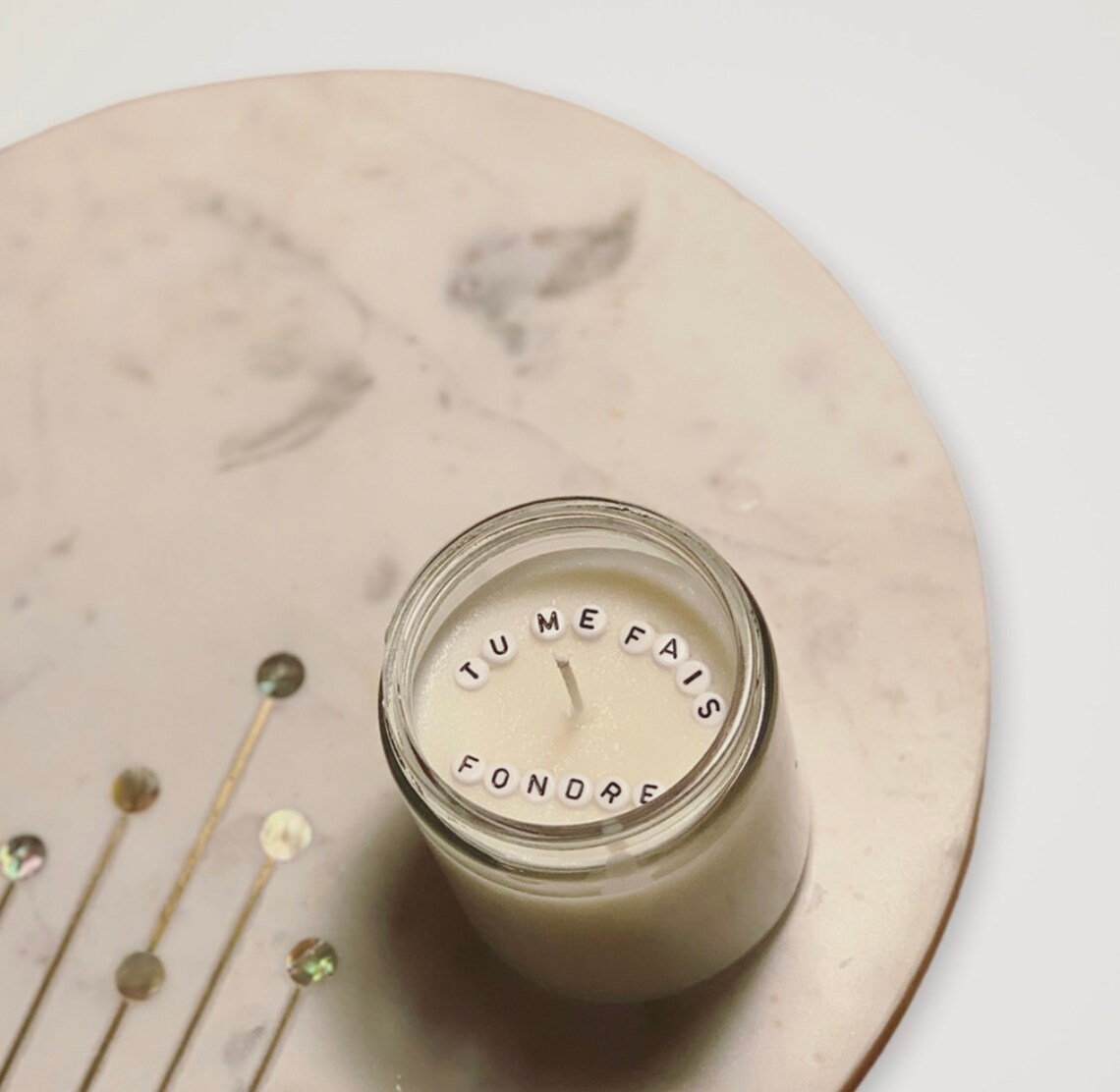 Secret Message Candle You're Melting Me Etsy