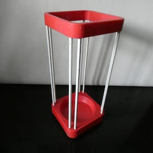 Vintage paraplubak / halverwege de eeuw modern / Paraplubak uit de jaren 70 / Wandelstokhouder / Decor hal / Retro / POP-Art 1970