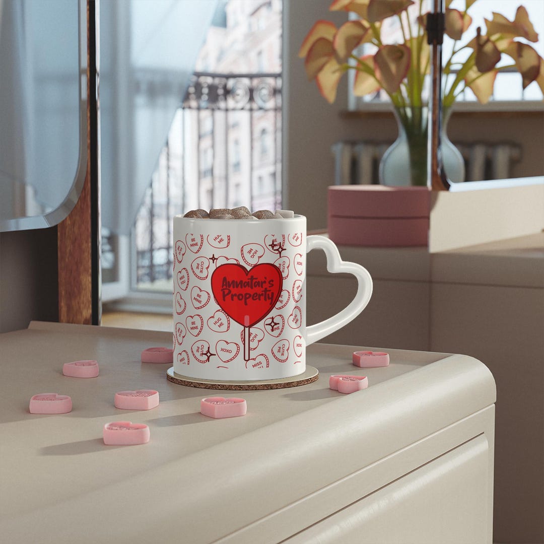 Annatar's Property Heart-shaped Mug | Dark Lord Lovers Coffee Cup - Etsy
