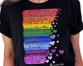 Take Back The Rainbow Shirt Genesis 9:16 God's Covenant Promise Not Pride God's Rainbow