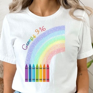 Take Back The Rainbow Genesis 9:16 Rainbow God&#39;s Rainbow God&#39;s Covenant Christian Promise Not Pride Shirt