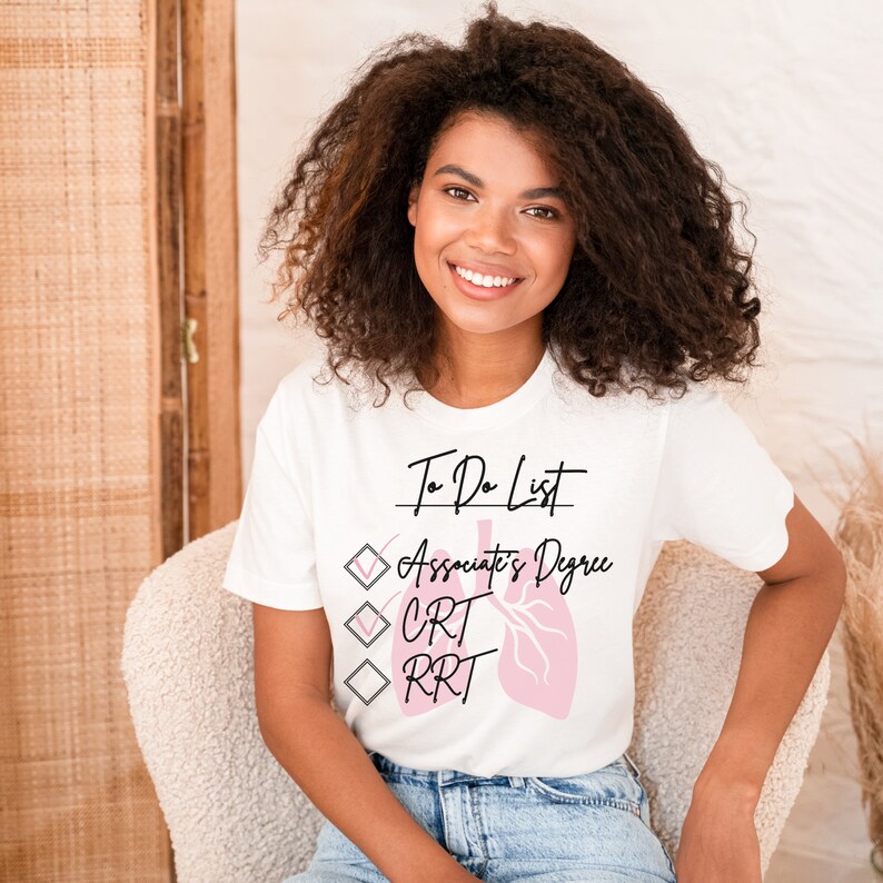 Respiratory to Do List Shirt Respiratory Therapist Shirt Ventilator