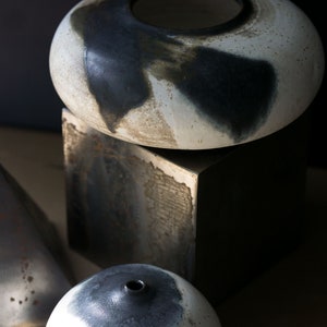 Rustic Ceramic Vase For Flower Vase, Ceramic Flower Pots, Handmade Pottery Vase,Black Table Centerpiece,Retro Vase,Handmade Flower Vase image 6