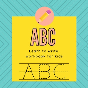 ABC learn to write workbook
