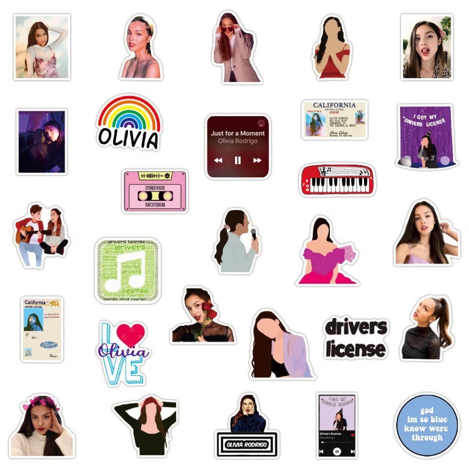 olivia-rodrigo-random-sticker-pack-for-laptop-hydroflask-etsy