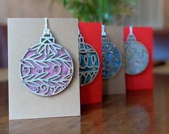 Cartes de Noël 3D faites main
