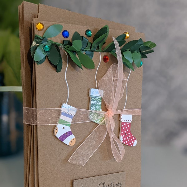 Rustic Handmade Christmas Card Bundle