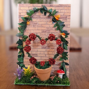 Carta 3D Loveheart ad arco