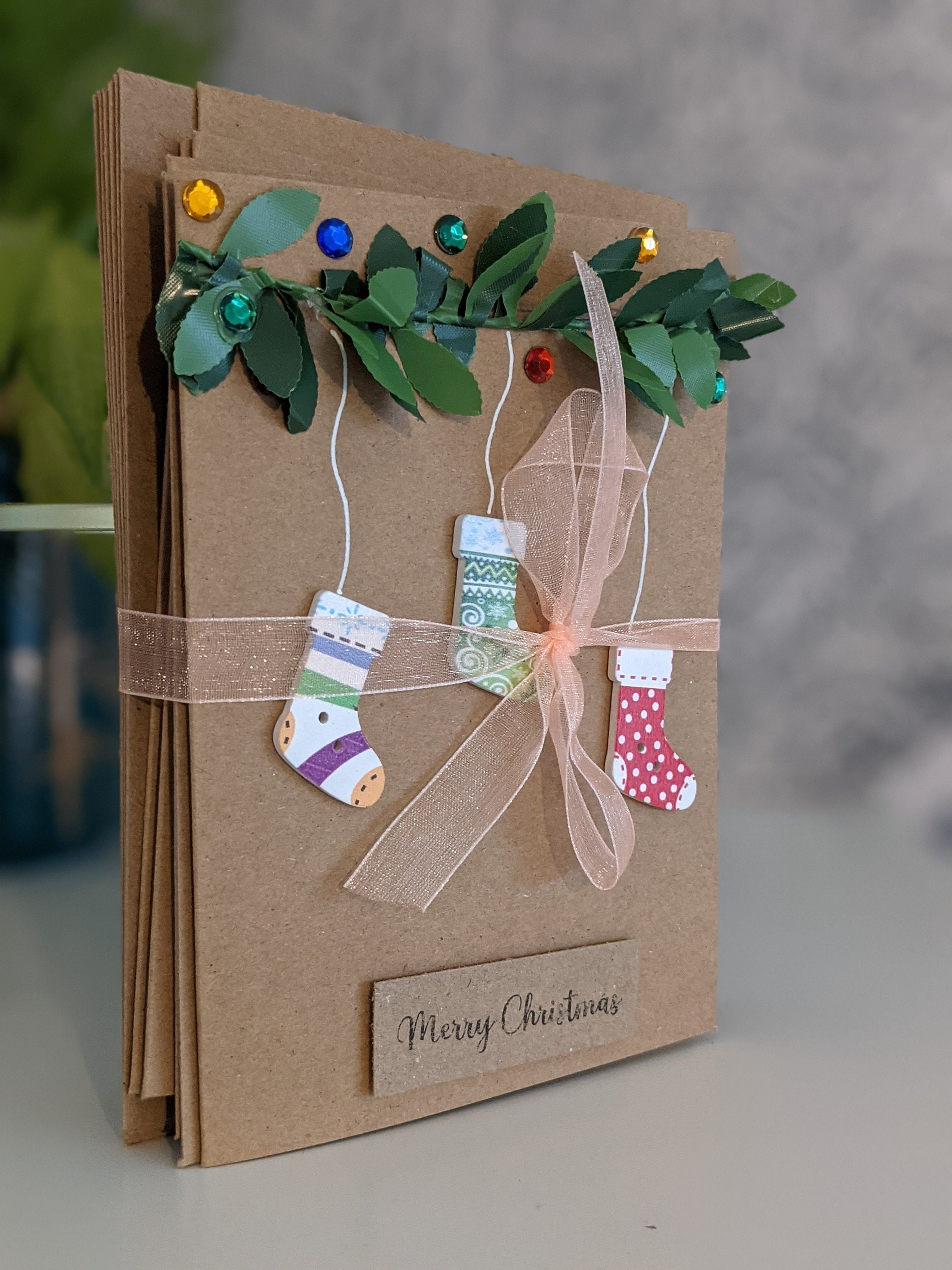 Kraft Paper Hair Bow Display Cards Small - 50 Pack 3.25x3.75 Inches For Crafts