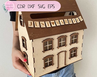Hochzeit Laser Datei, Laserschnitt Projekt, Dateien svg dxf cdr eps Vektorpläne, Dateien Sofort-Download, CNC-Muster, Laserschnitt