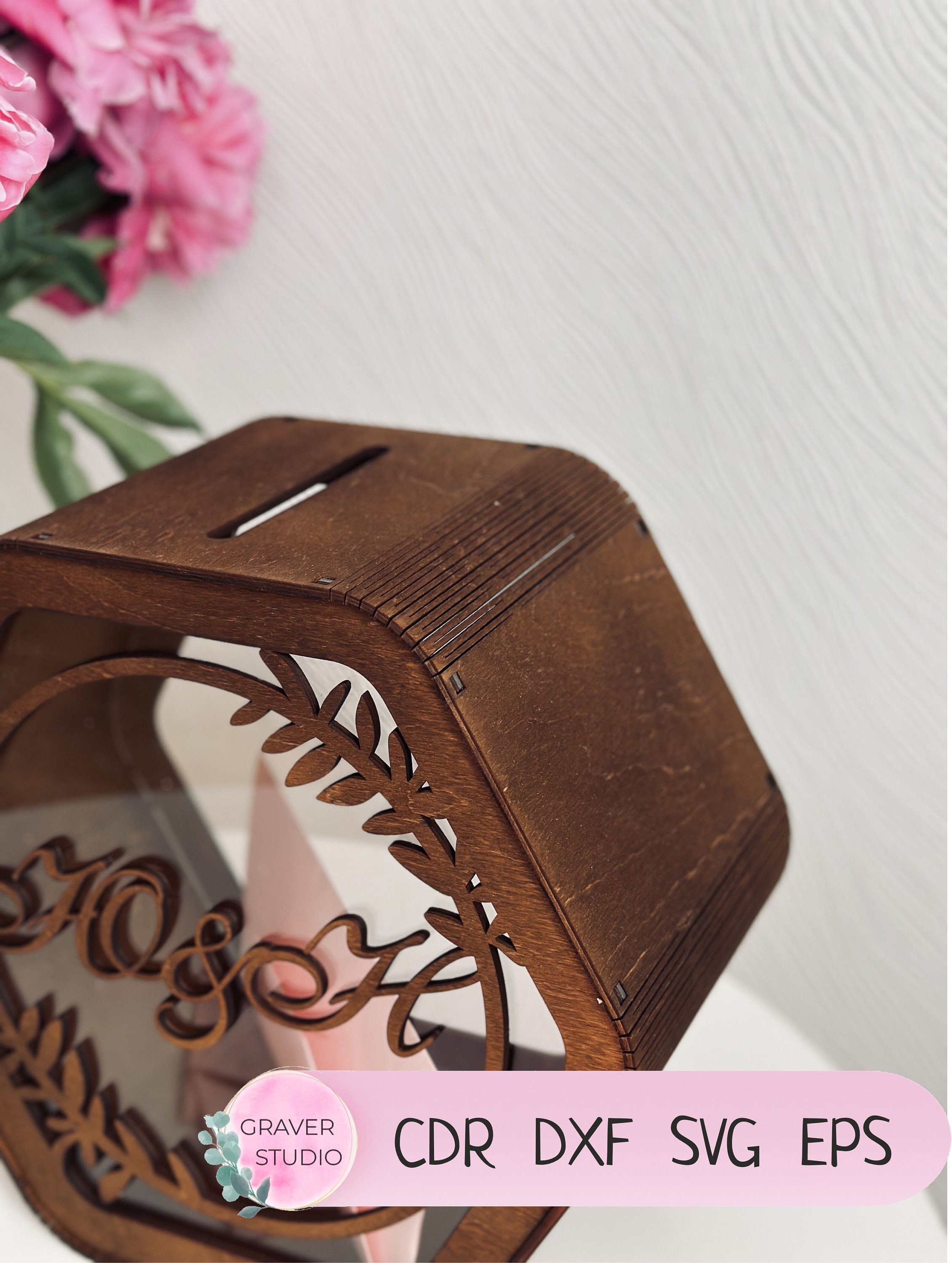 Wedding Card Box Svg