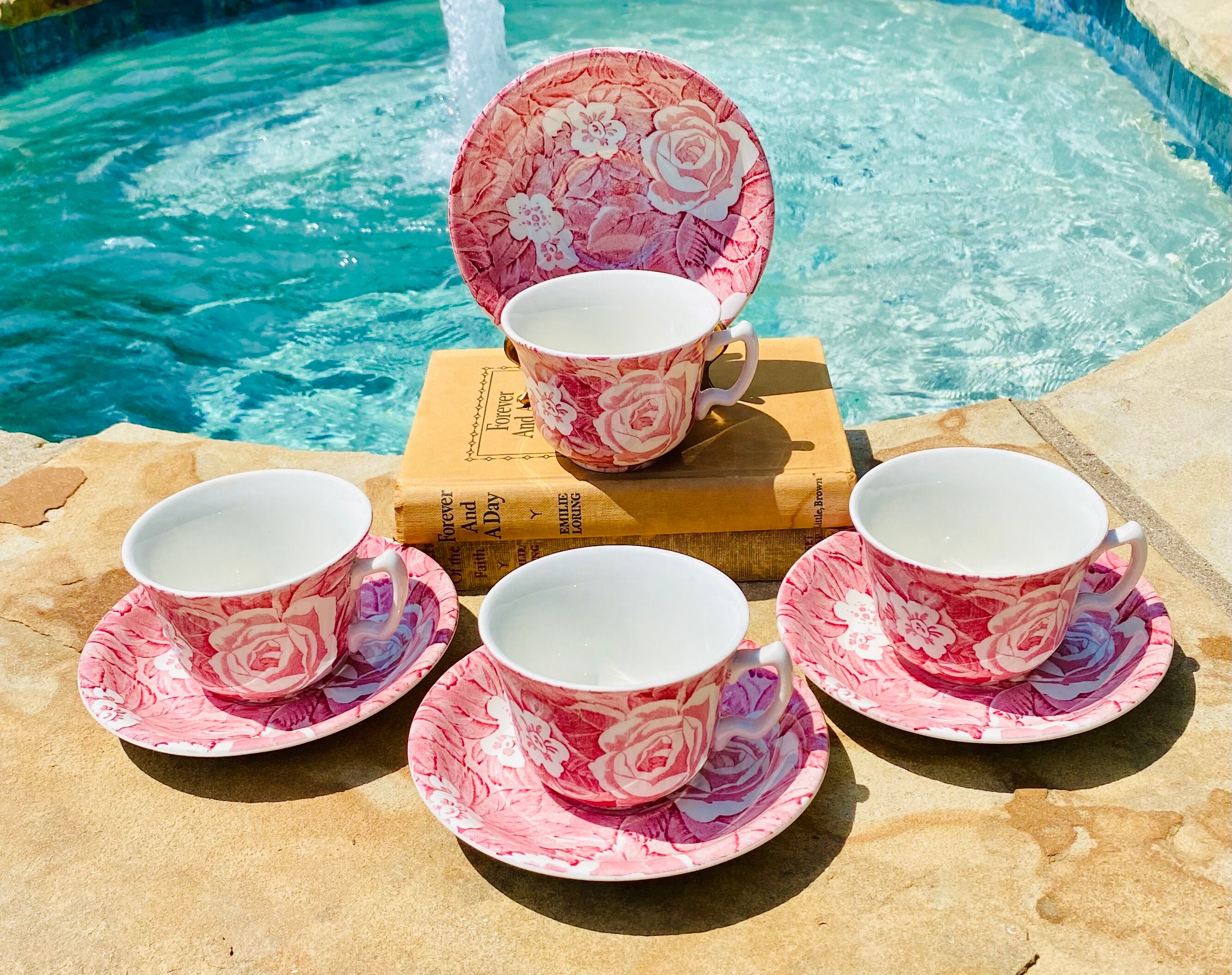 Burleigh Ware Pink Victorian Chintz Cup and Saucer Set, Burleighware, Made in England, Chintzware, Cottagecore, Vintage Tea Sets - Etsy Burleigh Ware Pink Victorian Chintz Cup and Saucer Set, Burleighware, Made in England, Chintzware, Cottagecore, Vintage Tea Sets - Etsy