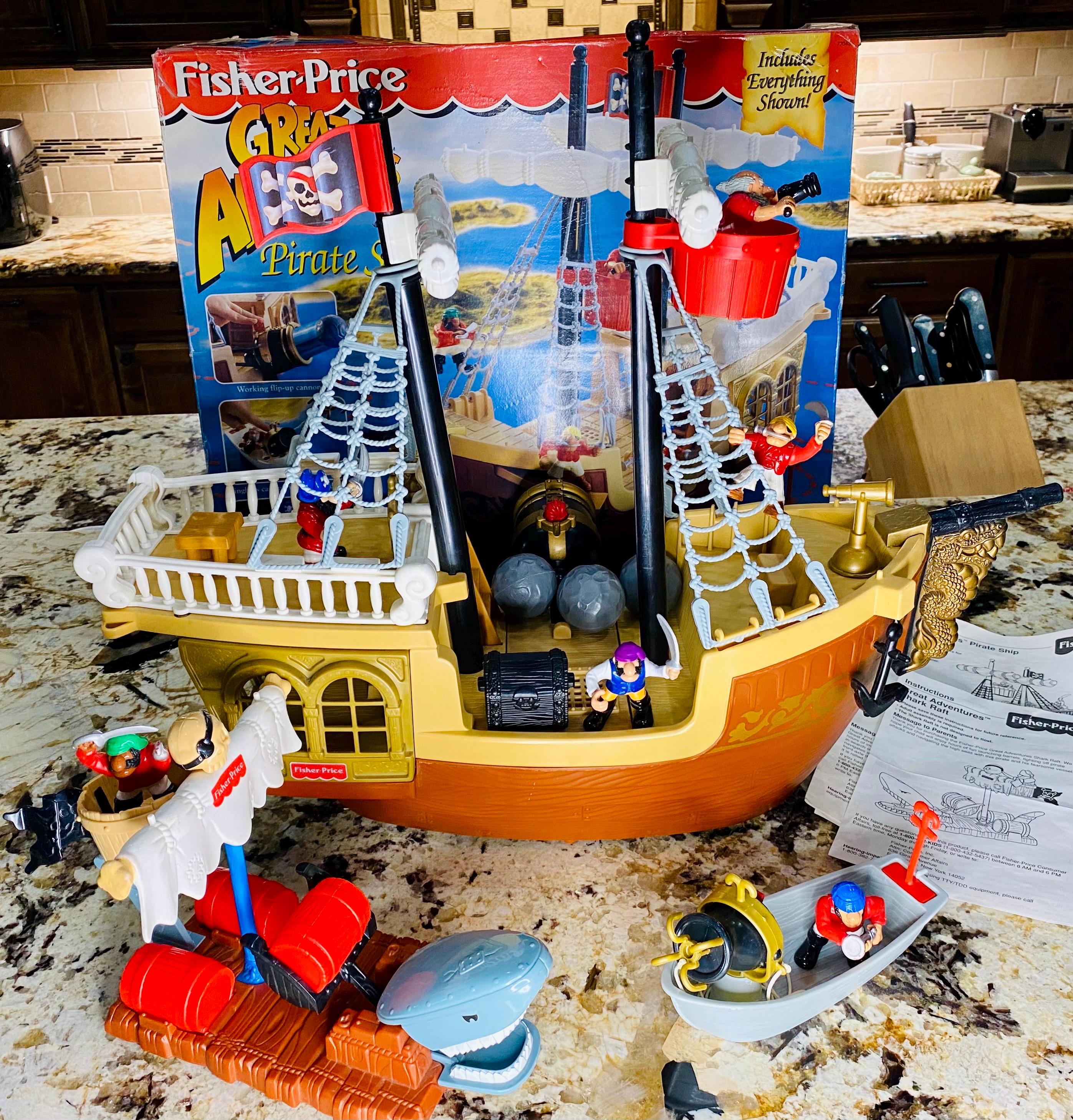 HOT Fisher Price Best Pirate Ship Toy Pirate Ship Toy Fisher Price