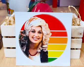 Dolly Parton 3" Vinyl Sticker