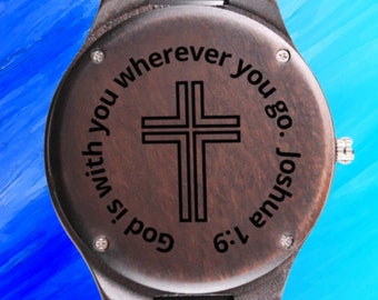 Graduation Gift for Him, Personalized Watch, Engraved Watch,Wooden Watch,Groomsmen Watch,Mens Watch,Boyfriend Gift,Gift for Dad