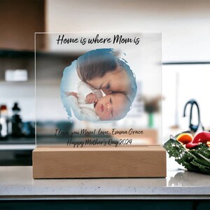 Custom Acrylic Plaque for Mom Personalized, Mothers Day Gift, Happy Mothers Day, Mom Plaque, New ...