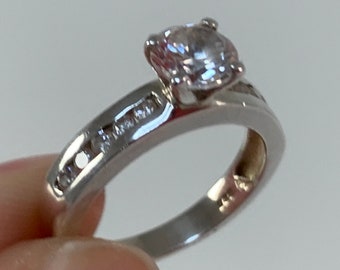 Vintage Silber 925 Ring mit Stein