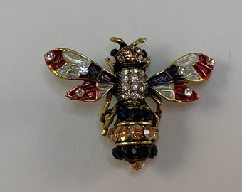 Bee Brooch, Insect Brooch, Insect Jewelry, Bug Brooch, Bug Jewelry