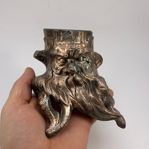 Vintage USSR Metal Ashtray Oak Tree