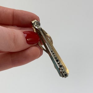 Vintage UdSSR Silber 875 Krawattenklammer, Krawattenklammer