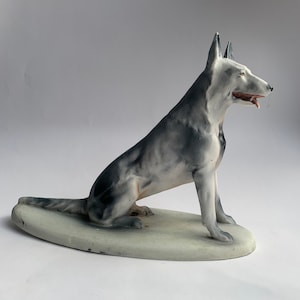 Vintage GFZ Pinscher USSR Porcelain Figurine
