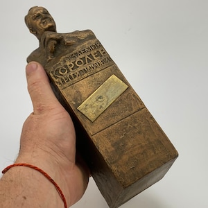 Vintage USSR Plastic Figurine Academician Korolyov