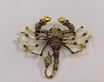 Scorpion Brooch