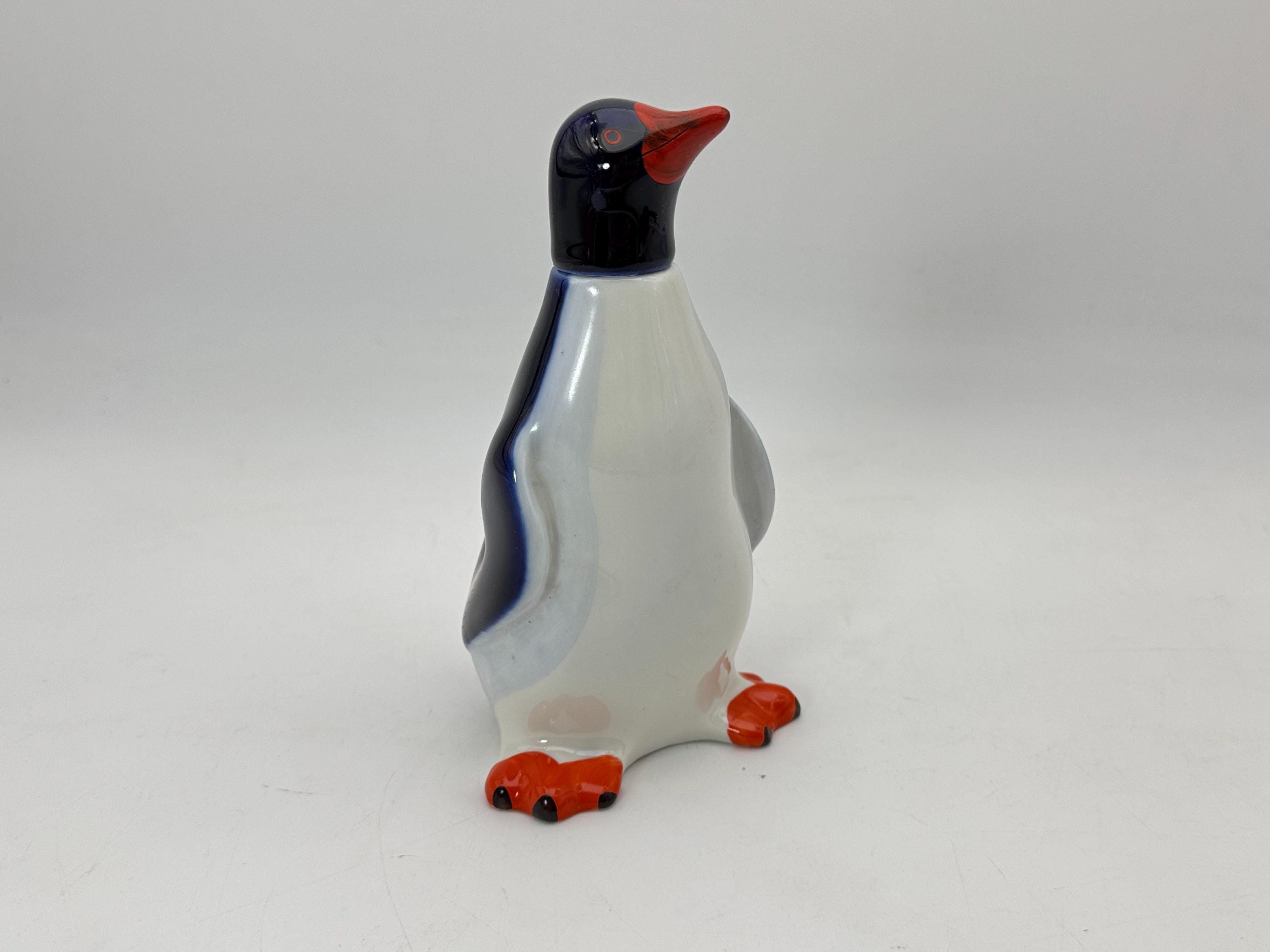 Vintage Lomonosov LFZ USSR Porcelain Decanter Penguin - Etsy