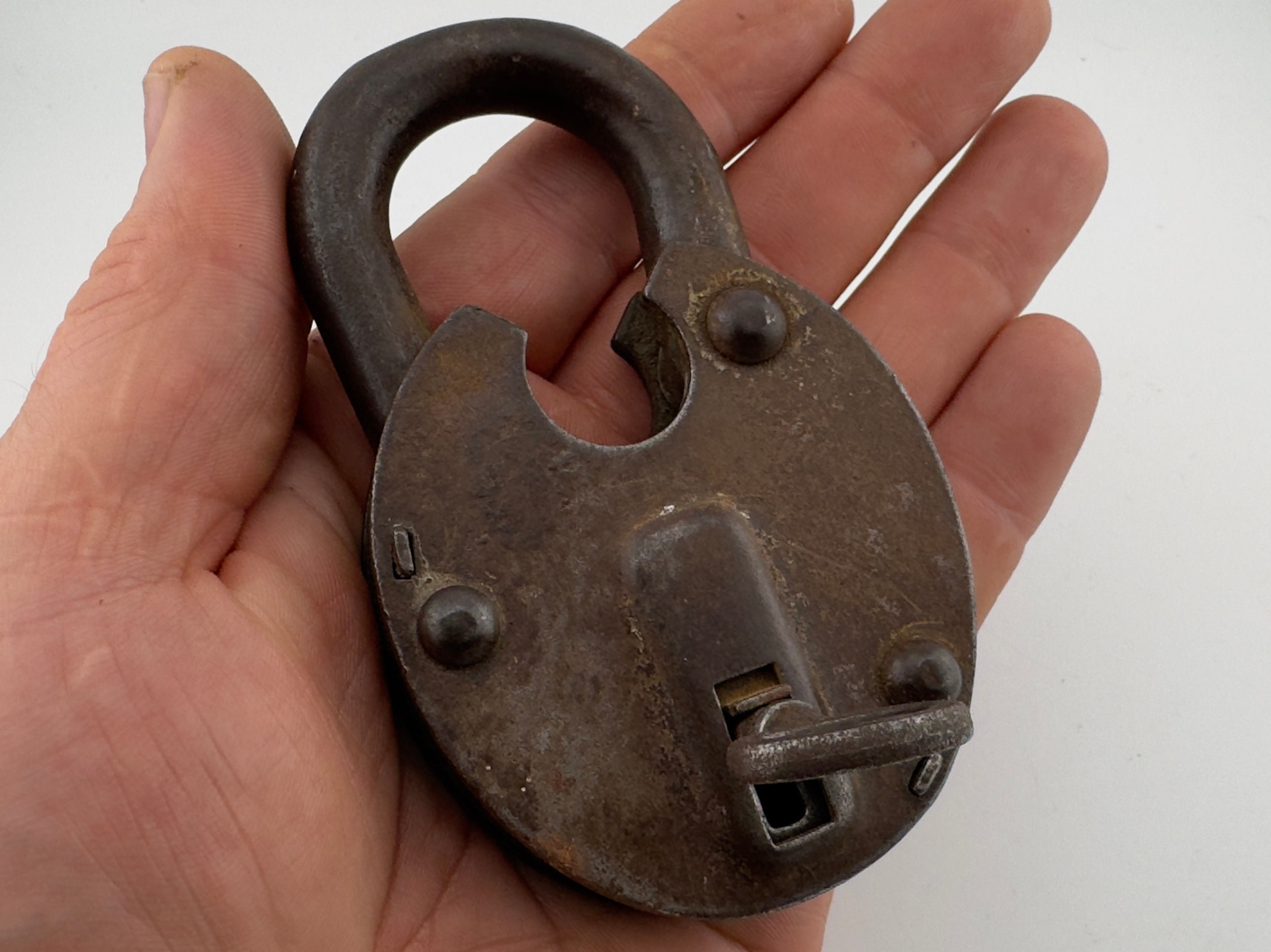 Vintage USSR Metal Lock With Key