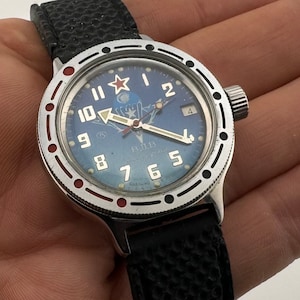 Wostok Komandirskie Amphibian VDV USSR Wrist Watch