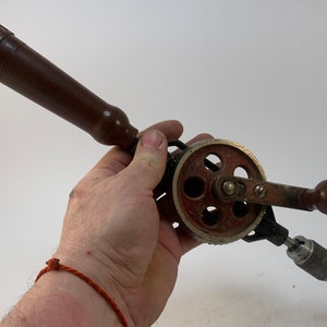 Vintage USSR Metal Mechanical Hand Drill